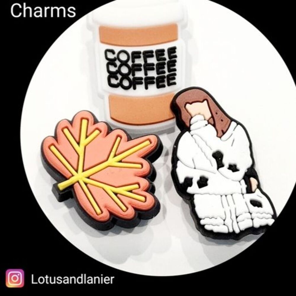 Shoe Charms Autumn Charms Set of 3
